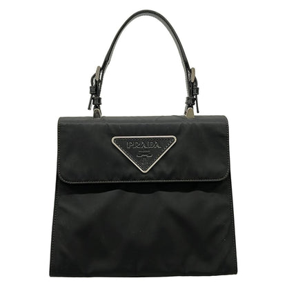 Prada Handbag Black Leather