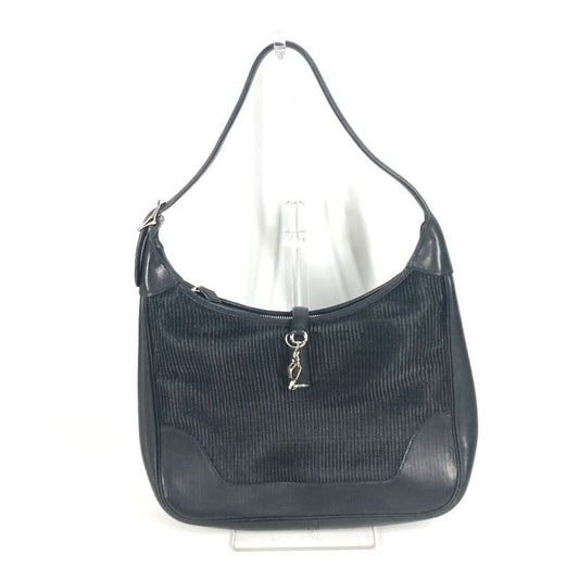 Hermes Shoulder Bag Trim 31 Trim 31 Straw Black