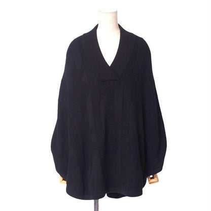 Hermes Knit Size 34 Pullover Poncho Cape