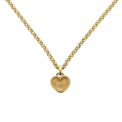 Dior Heart Metal Gold Necklace 0654 Dior