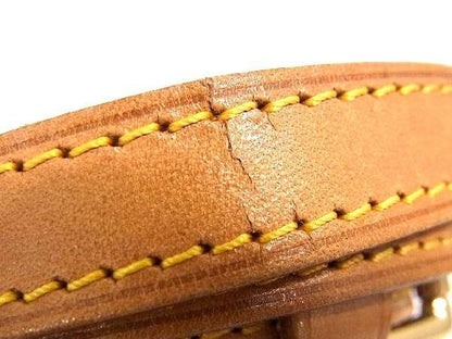 Louis Vuitton Leather Bag Shoulder Strap Shoulder Crossbody Women's