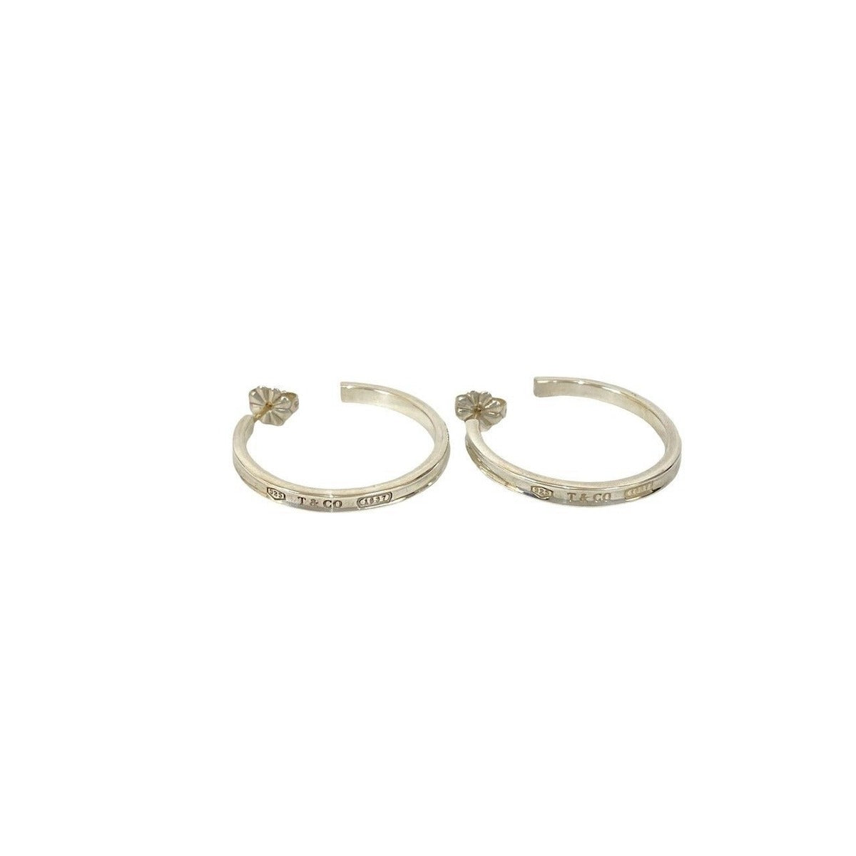 Tiffany & Co Box Narrow Hoop Earrings — view 4