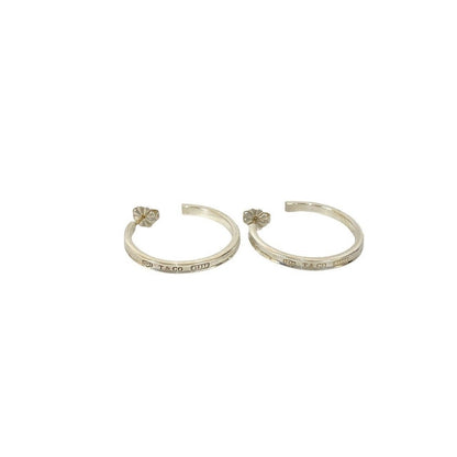 Tiffany & Co Box Narrow Hoop Earrings — view 4
