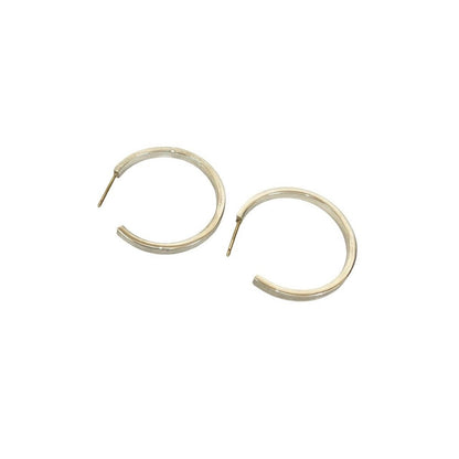 Tiffany & Co Box Narrow Hoop Earrings — view 6