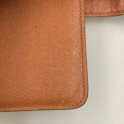 Louis Vuitton Monogram Porte Papier Zip Bifold Wallet M61207 Brown
