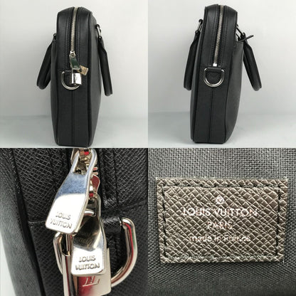 Louis Vuitton Taiga Pdb PM Ardoise Porte Document Business Business Bag