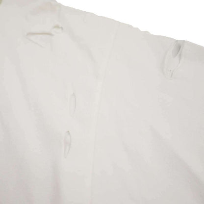 Balenciaga 21ss Logo Print Destroy Oversize T-Shirt 651795 Tkvb8 White XXS