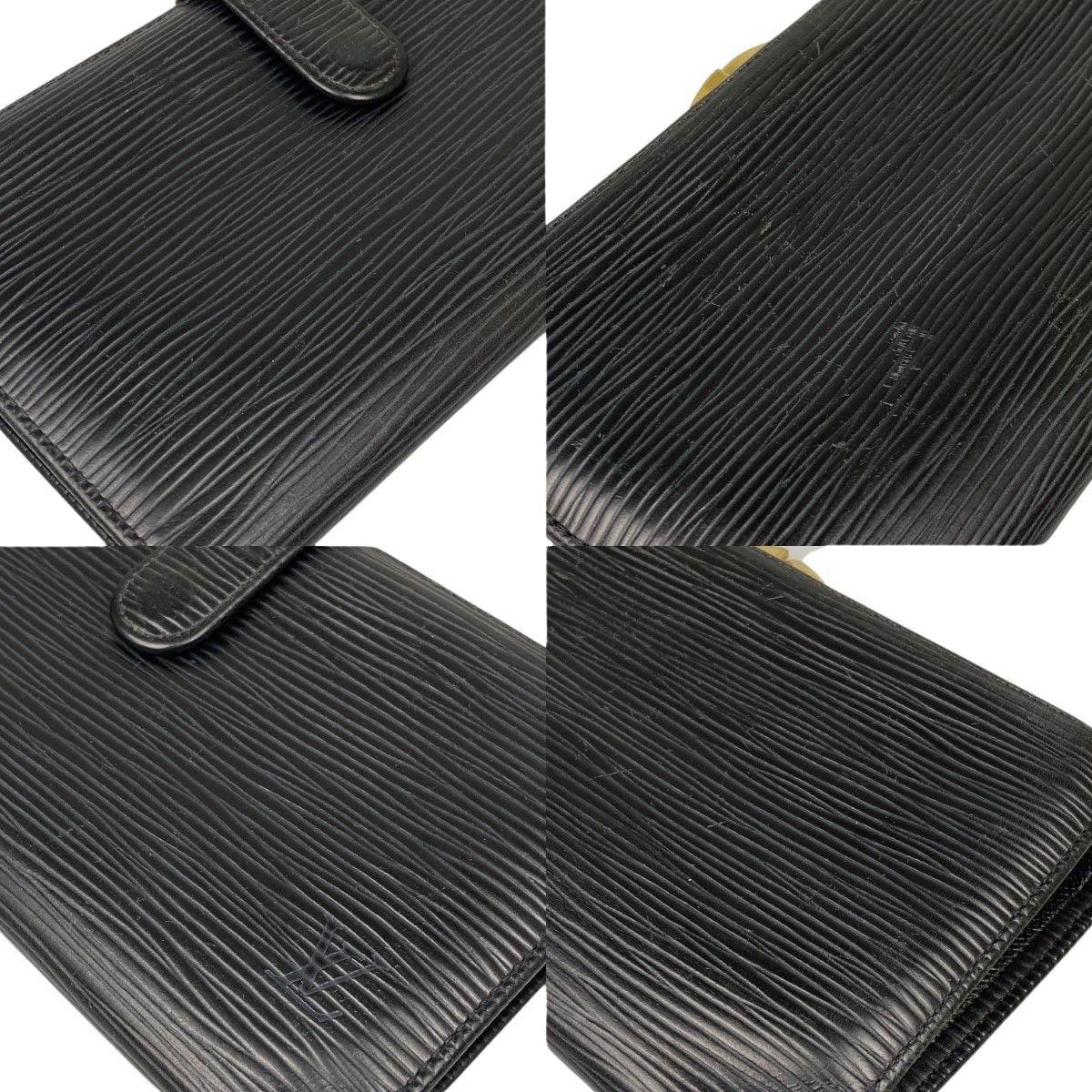 Louis Vuitton Epi Continental Viennois Long Wallet M63252 Noir