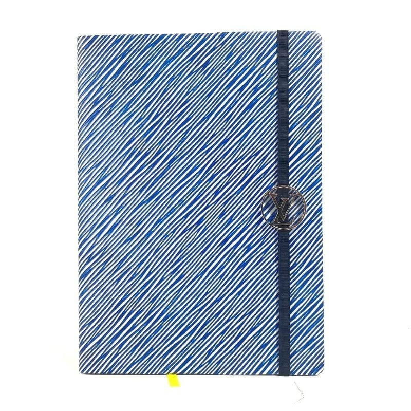Louis Vuitton Notebook Cahiers Gustave MM Epi Leather Blue