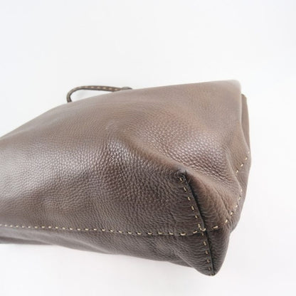 Fendi Selleria Calf Brown Unisex Tote Bag