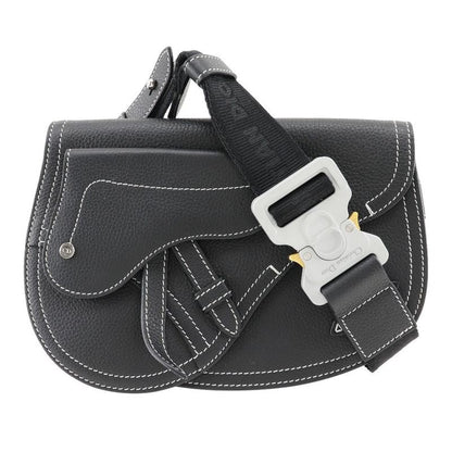 Dior Saddle Calf Black Body Bag