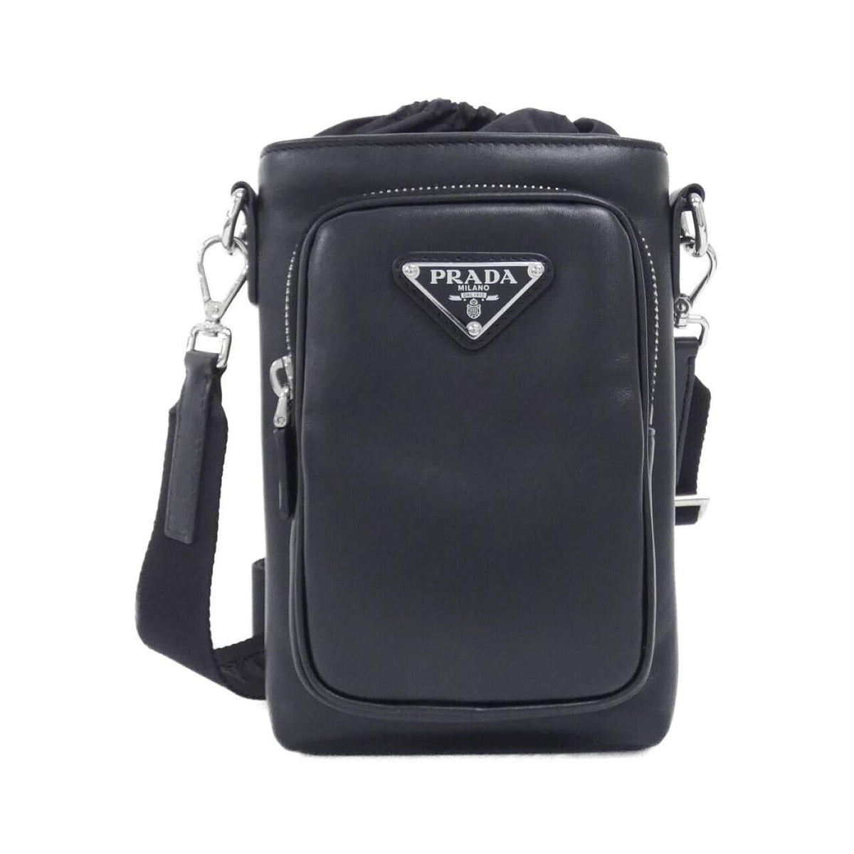 Prada Phone Case Silver Nero