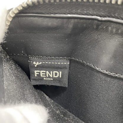 Fendi Round Zipper Long Wallet Ec22134 Brown Zucca