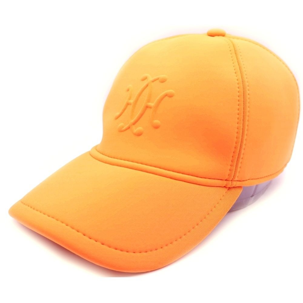 Hermes Cap Neobain Atlantic Logo Embroidery Hat Orange