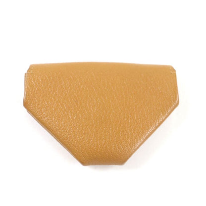 Hermes Le Van Cattle Verso Bicolor Chevre Mizor Coin Case Brown Pink