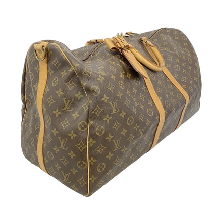 Louis Vuitton Boston Bag Monogram Keepall Bandouliere 60 Brown — view 2