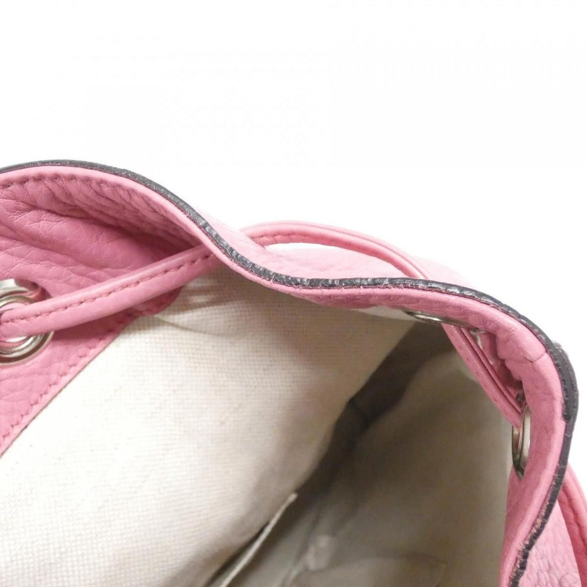 Gucci Backpack Leather Silver — view 10
