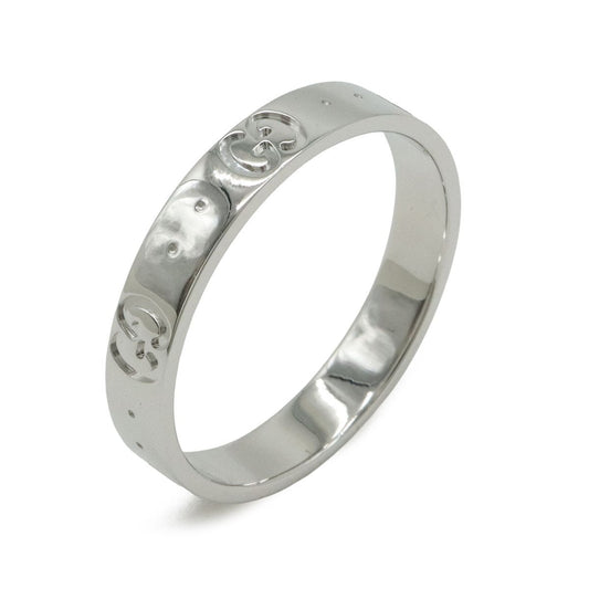 Gucci Icon Ring GG Ring 18K White Gold