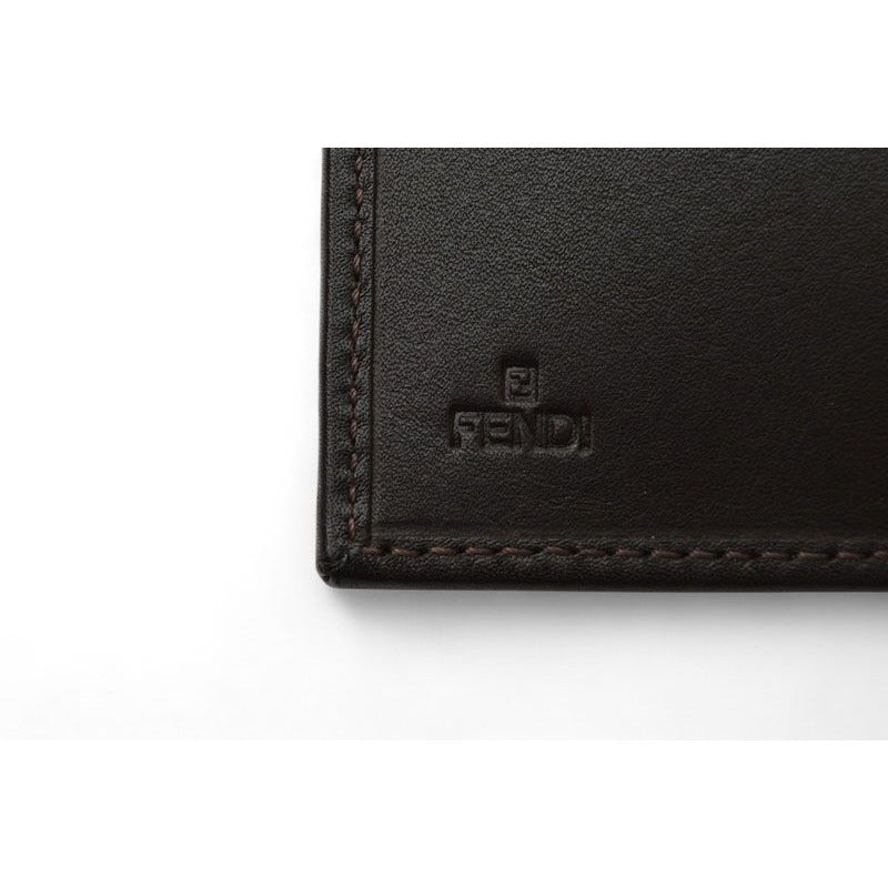 Fendi Wallet Fold Zucca Pattern Brown — view 11