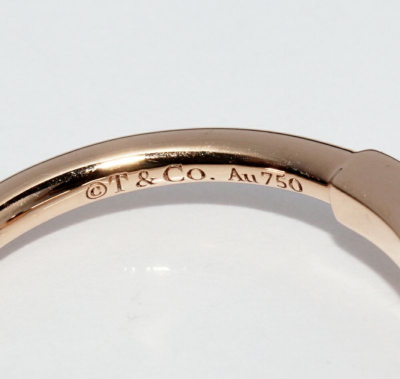 Tiffany & Co Rings 18K Pink Gold T-wire Ring
