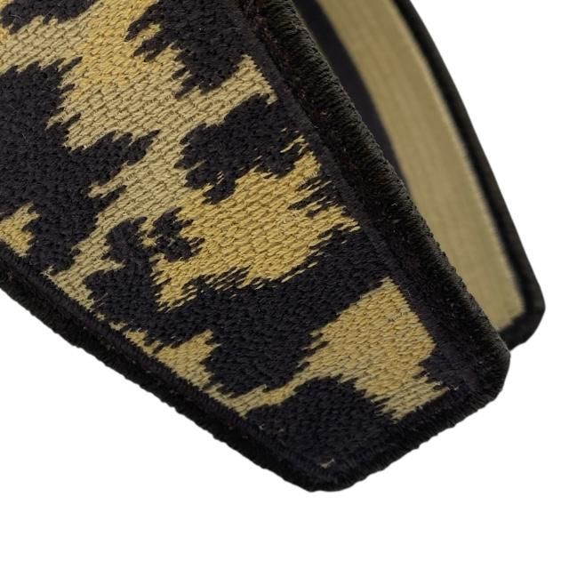 Christian DIOR Oblique Catsuit Headband Hair Accessory Leopard Brown Canvas