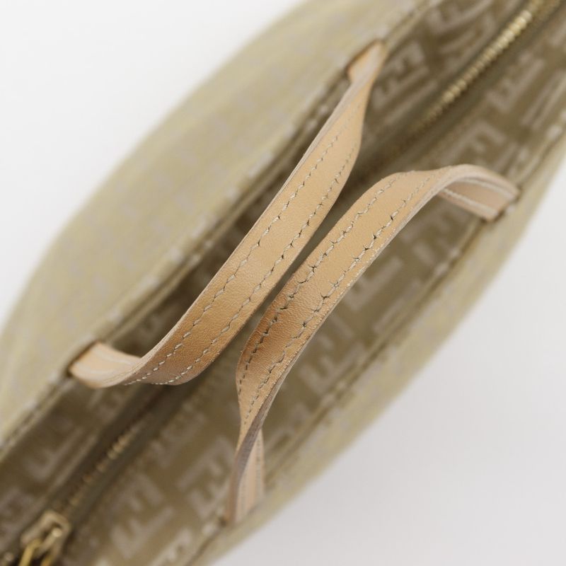 Fendi Zucca Canvas Beige Ladies Handbag