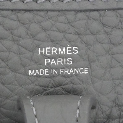 Hermes Evelyne T PM Ardoise Shoulder Bag Taurillon Clemence K Engraved