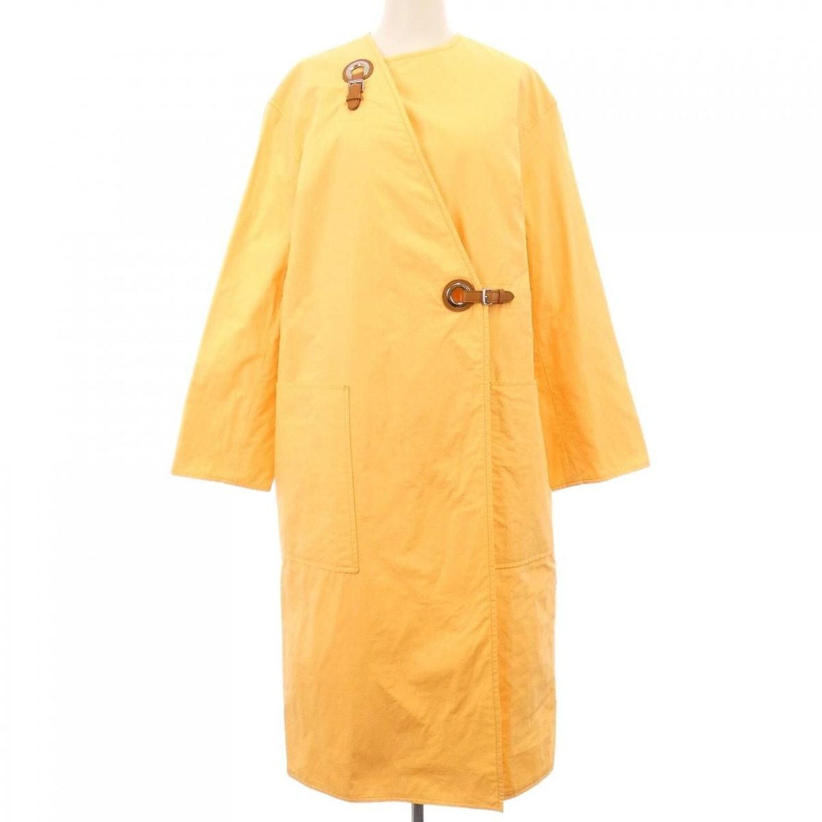 Hermes Eyelet Clasp Coat
