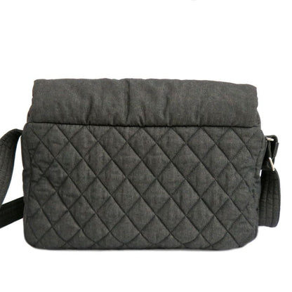 Chanel Cocococoon Messenger Bag No 14 Cotton Shoulder Bag Denim Black