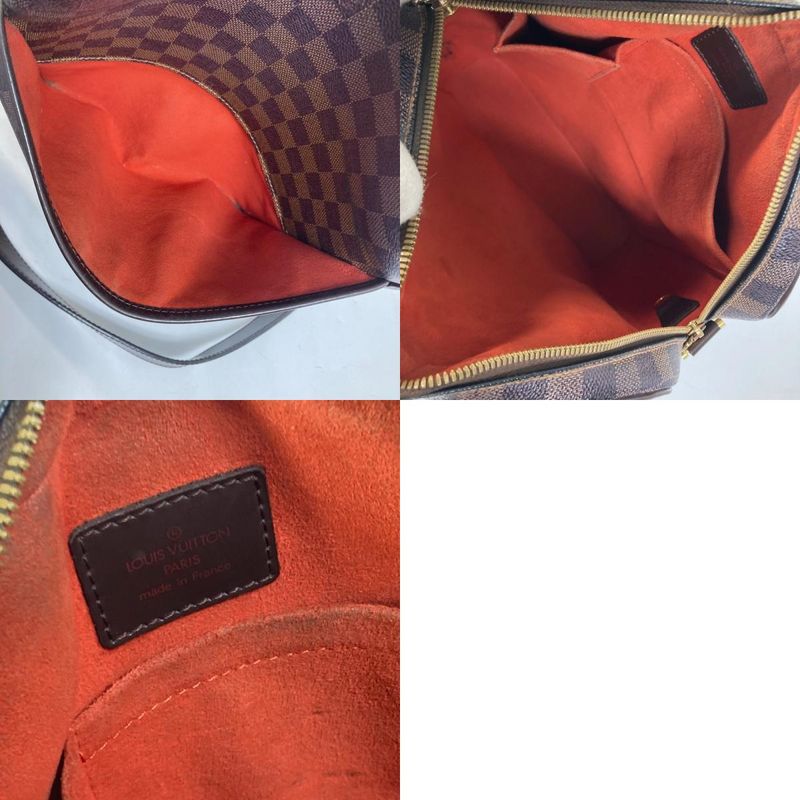 Louis Vuitton Shoulder Bag Ipanema GM N51292 Damier Canvas Ebène Brown