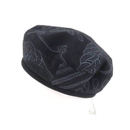 Hermes H222039n 100% Wool Saint Honore En Finesse Beret With Serie Buttons