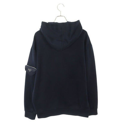 Prada Ujl 194 S212 1 yfj Hoodie with Triangle Plate — view 2