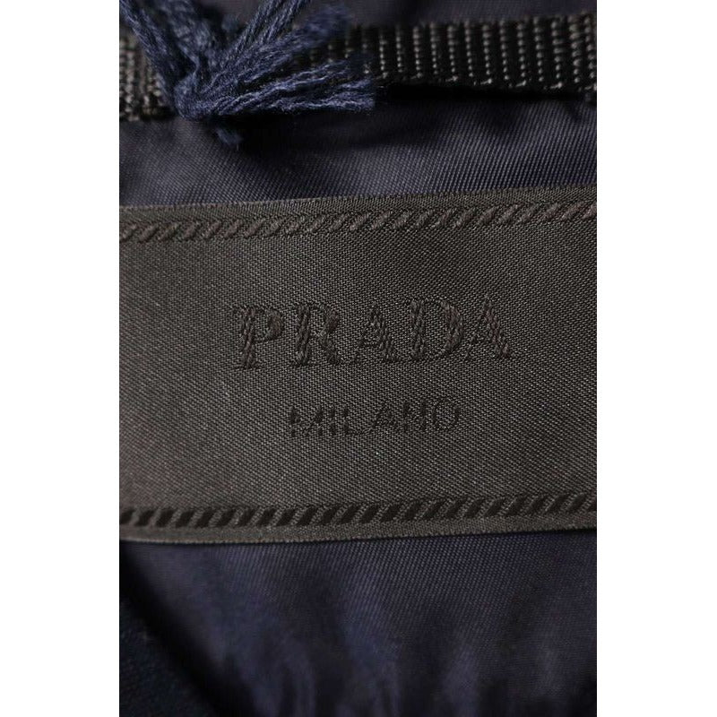 Prada Ujl 194 S212 1 yfj Hoodie with Triangle Plate — view 3