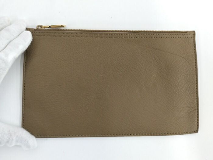 YVES Saint Laurent Neo Double Reversible Tote Bag Leather Pink Brown 284650