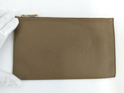 YVES Saint Laurent Neo Double Reversible Tote Bag Leather Pink Brown 284650