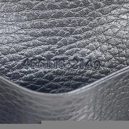 Gucci 6ring Key Case Black Marmont 456118 Excellent Condition Leather