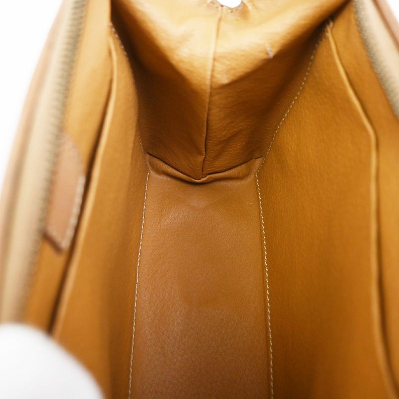 Celine Pouch Macadam PVC Leather Brown 04ka884