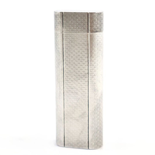 Cartier Allover Oval Roller Lighter Silver Men's Women's