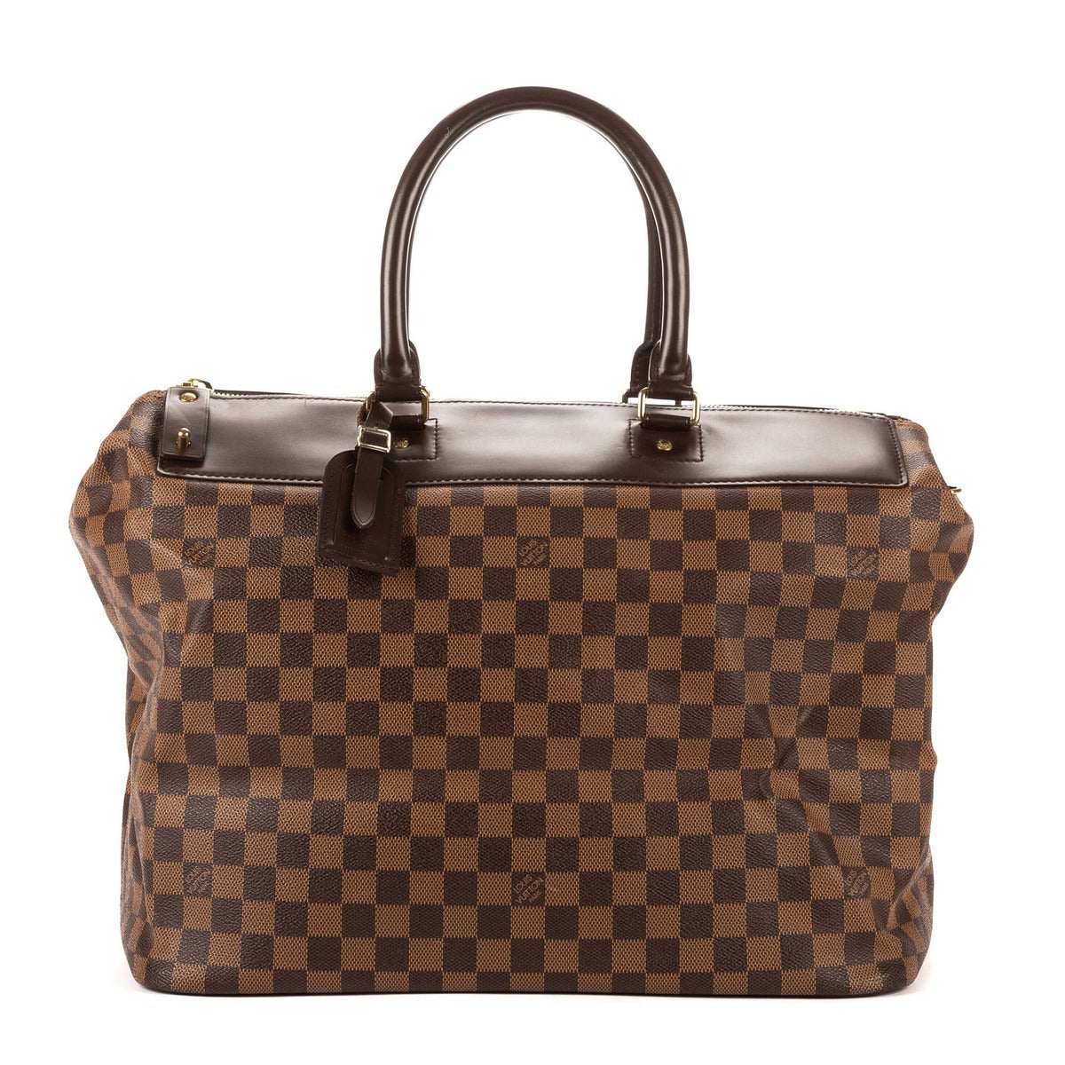 Louis Vuitton Greenwich Brown Damier Ebene Luggage Tag