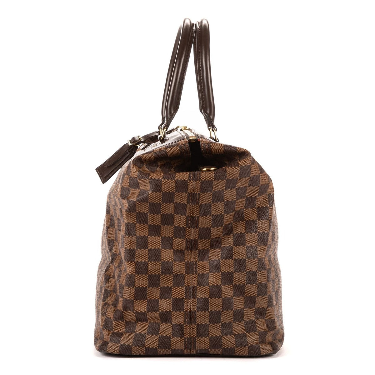 Louis Vuitton Greenwich Brown Damier Ebene Luggage Tag — view 3