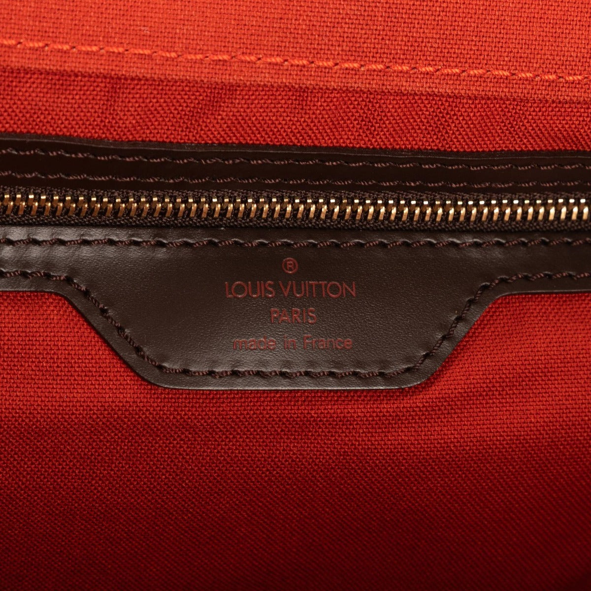 Louis Vuitton Greenwich Brown Damier Ebene Luggage Tag — view 10