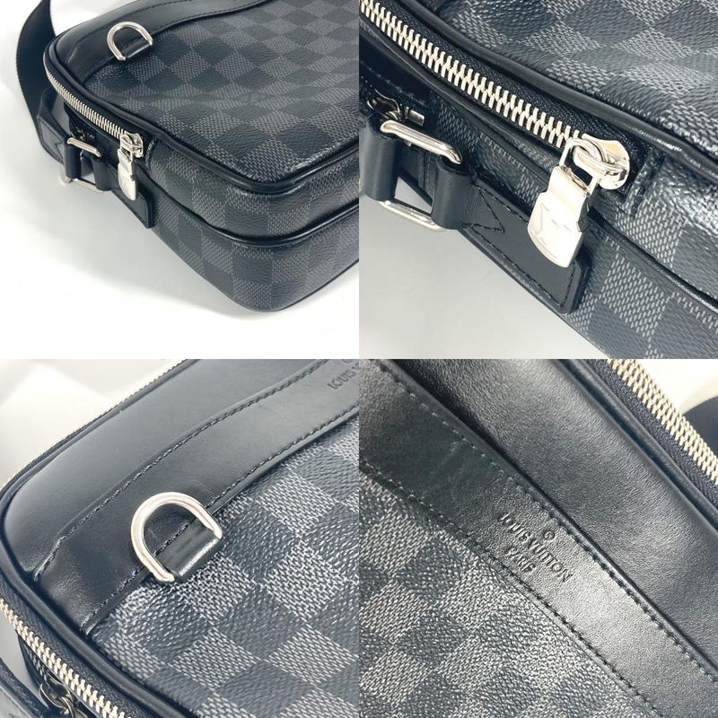 Louis Vuitton Trocadero Shoulder Bag N40087 Damier Graphite Canvas Black
