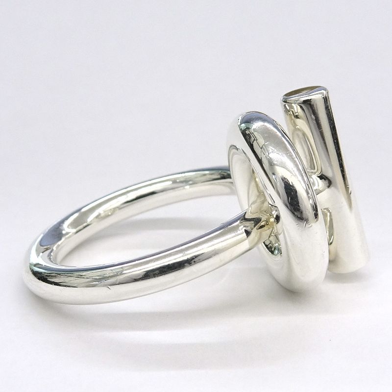 Hermes Echape MM Ring 54 Sv925 Approx 9.6g Accessories - Women's