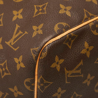 Louis Vuitton Monogram Keepall 55 Boston Bag Travel Bag M41424 Brown PVC