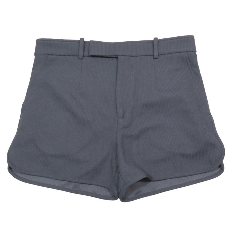 Unused 23ss Dior Micro Shorts Back Logo Embroidery 383j131a0828 Zip Fly L Gray