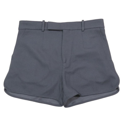 Unused 23ss Dior Micro Shorts Back Logo Embroidery 383j131a0828 Zip Fly L Gray