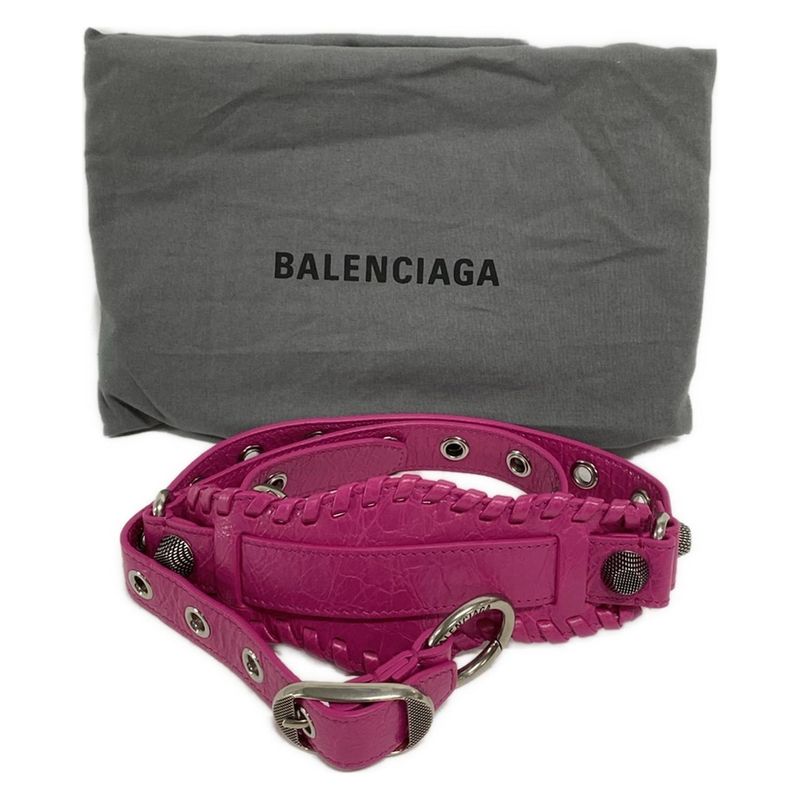Balenciaga Handbag Neo Kagol 792896 Pink Leather