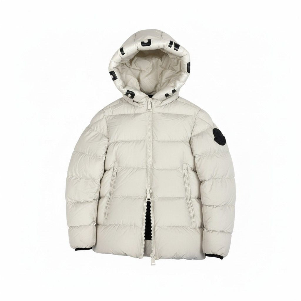 Moncler Dubois Jacket Down Hood Logo 0 White