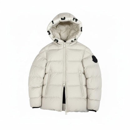Moncler Dubois Jacket Down Hood Logo 0 White