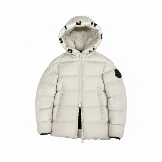 Moncler Dubois Jacket Down Hood Logo 0 White